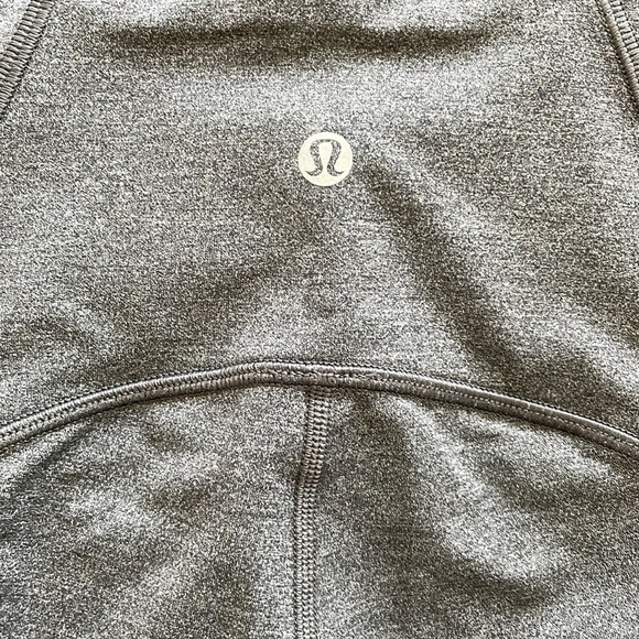 Sz4 NWOT Condition Lululemon Train Times 7/8 25” crops in Heathered Black - Picture 10 of 10